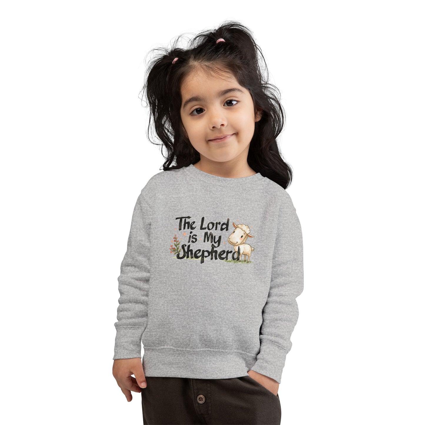 The Lord Is My Shepherd Toddler Sweatshirt Sizes 2T - 7T