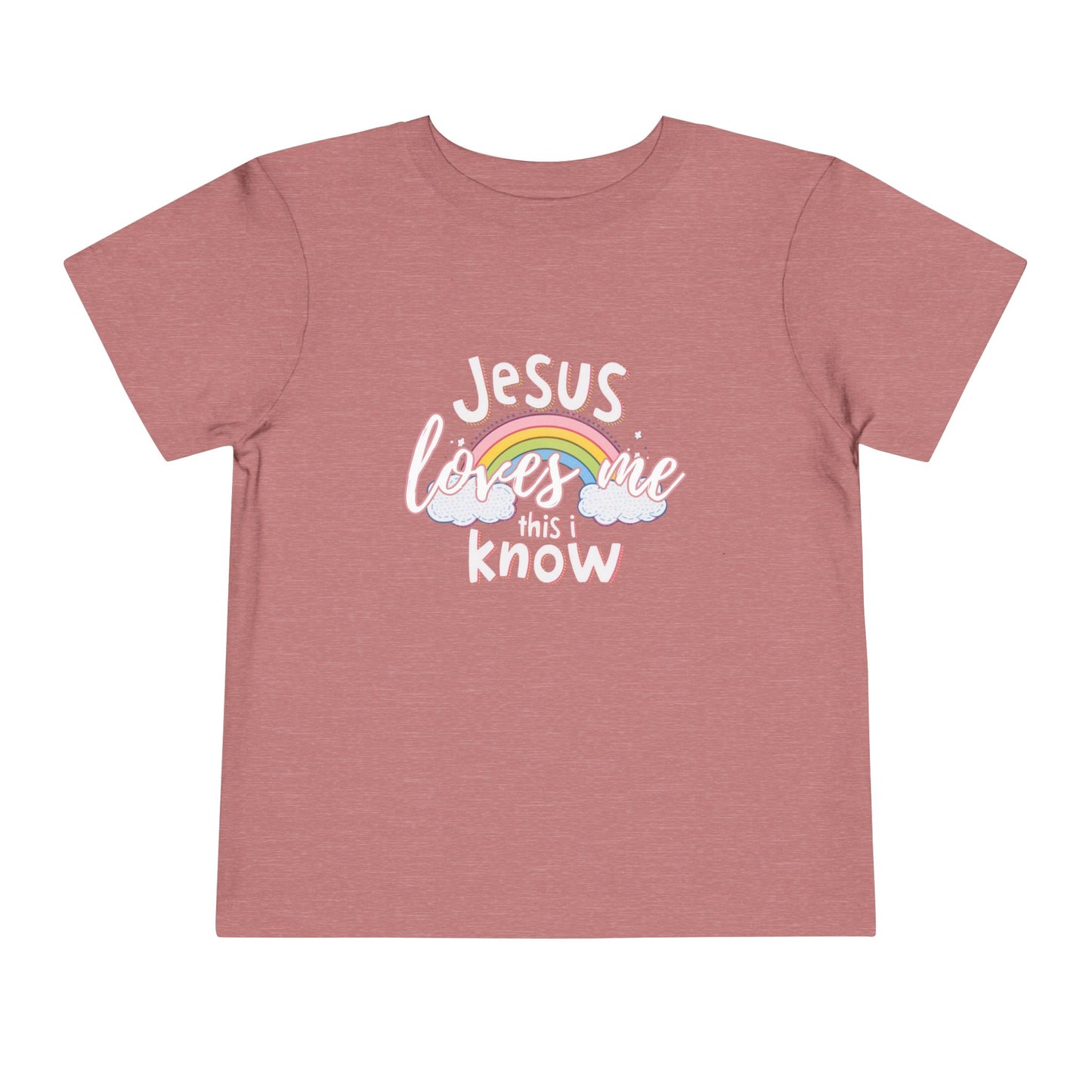 Jesus Loves Me Toddler Short Sleeve Tee 2T-5T