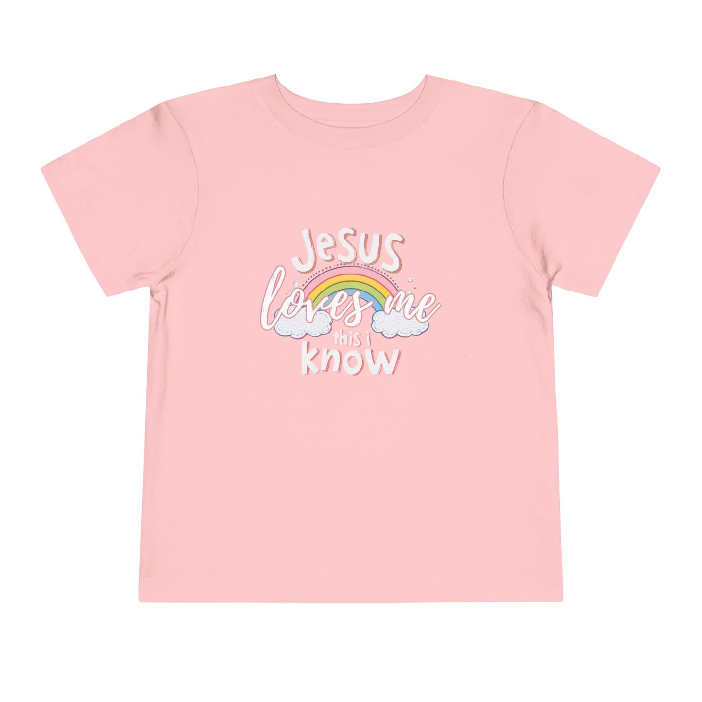 Jesus Loves Me Toddler Short Sleeve Tee 2T-5T