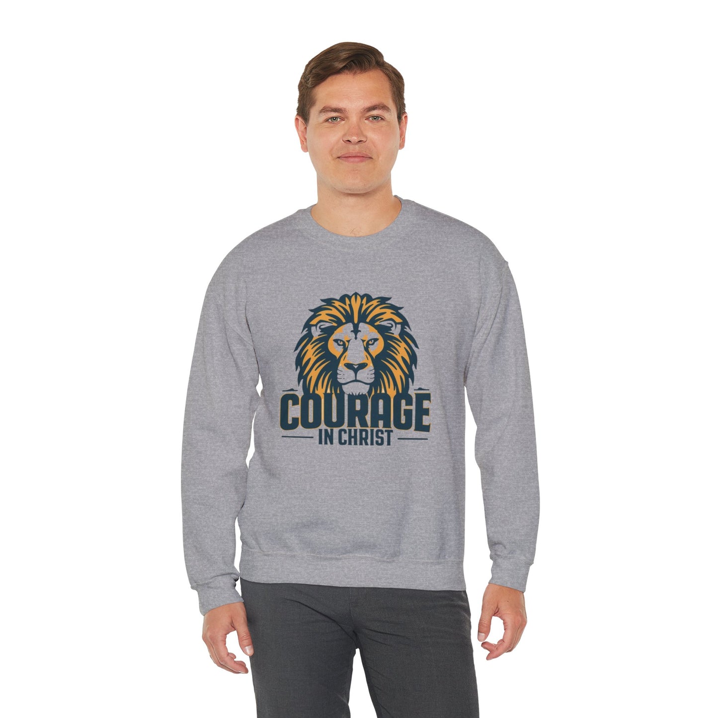 Courage in Christ Crewneck Sweatshirt