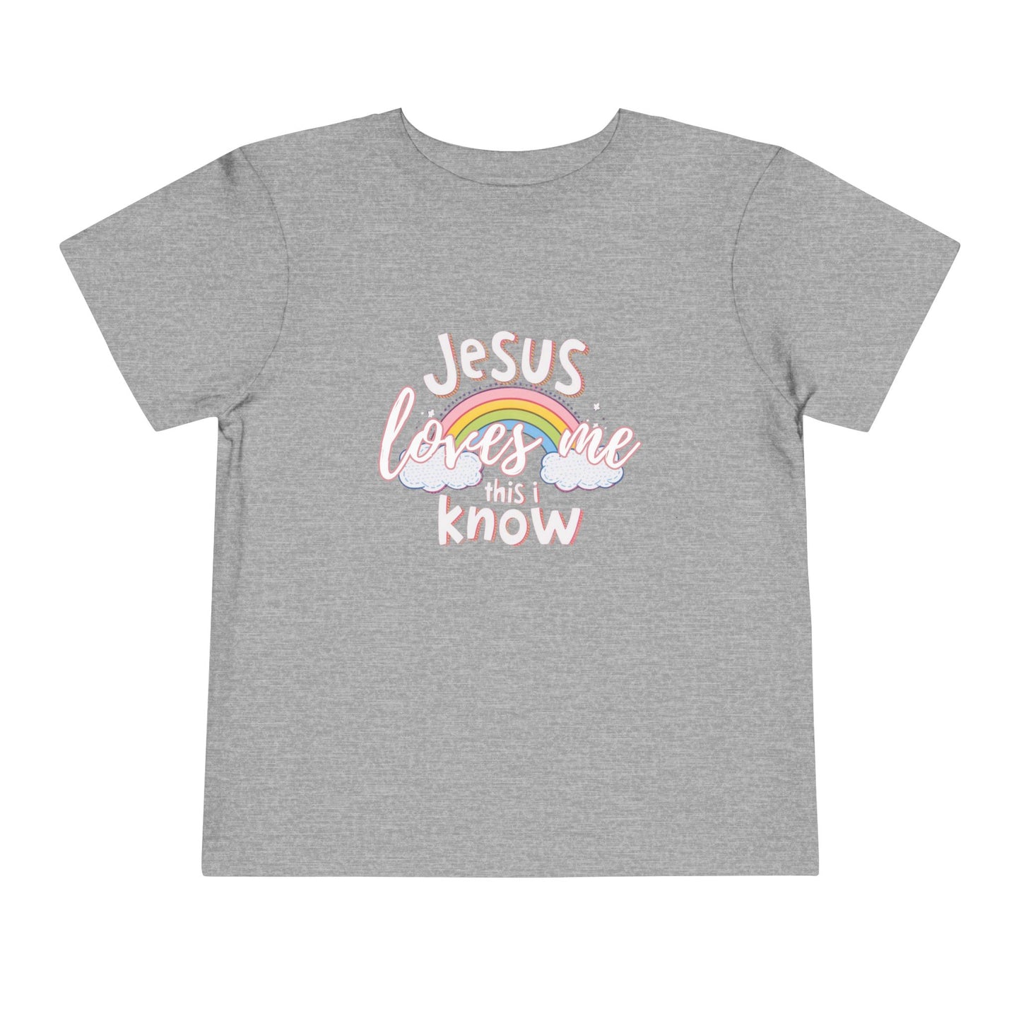 Jesus Loves Me Toddler Short Sleeve Tee 2T-5T