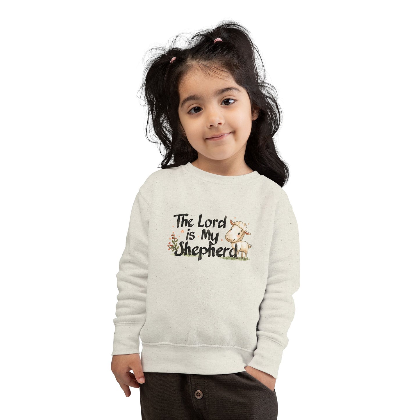 The Lord Is My Shepherd Toddler Sweatshirt Sizes 2T - 7T