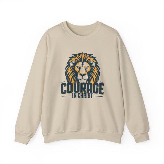 Courage in Christ Crewneck Sweatshirt