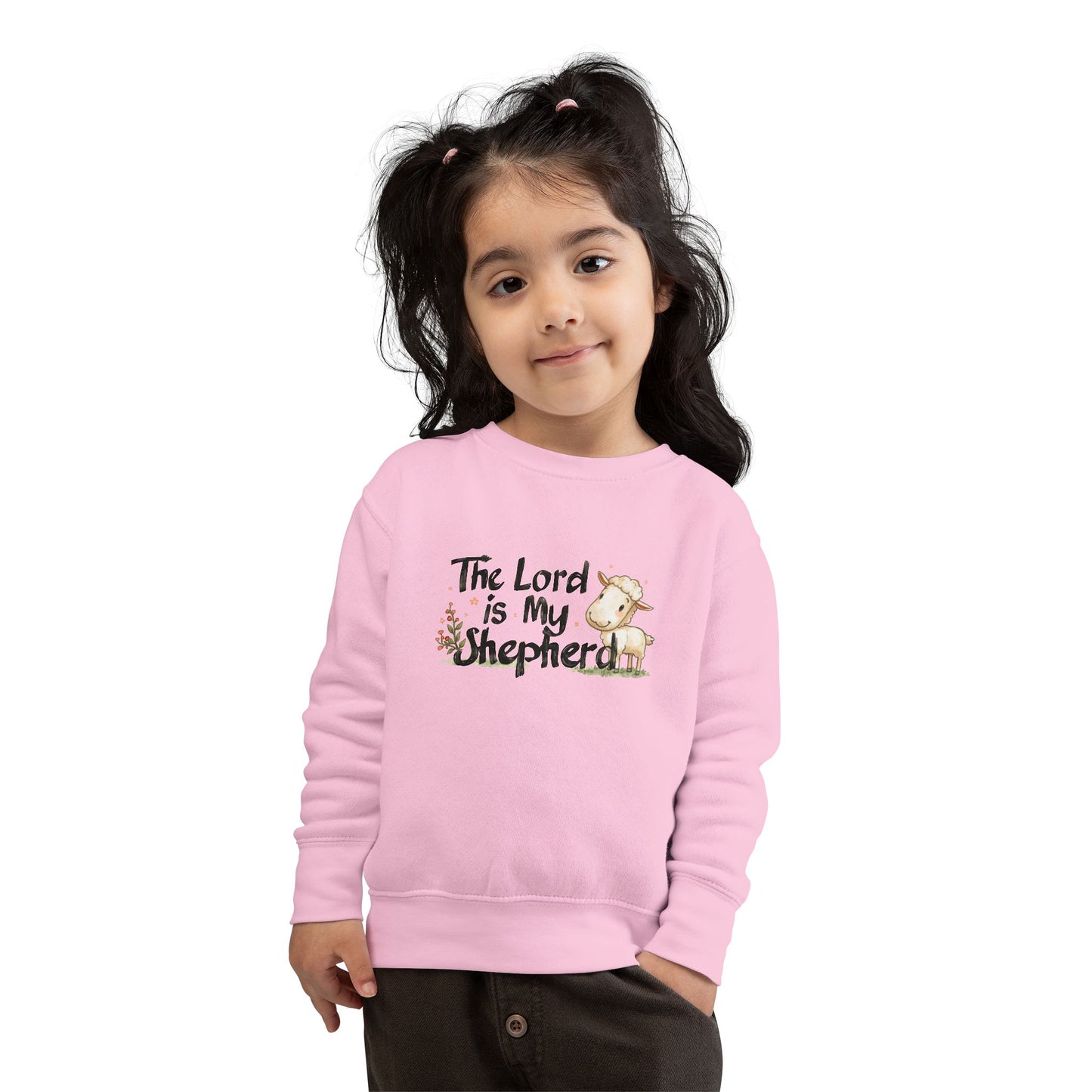 The Lord Is My Shepherd Toddler Sweatshirt Sizes 2T - 7T