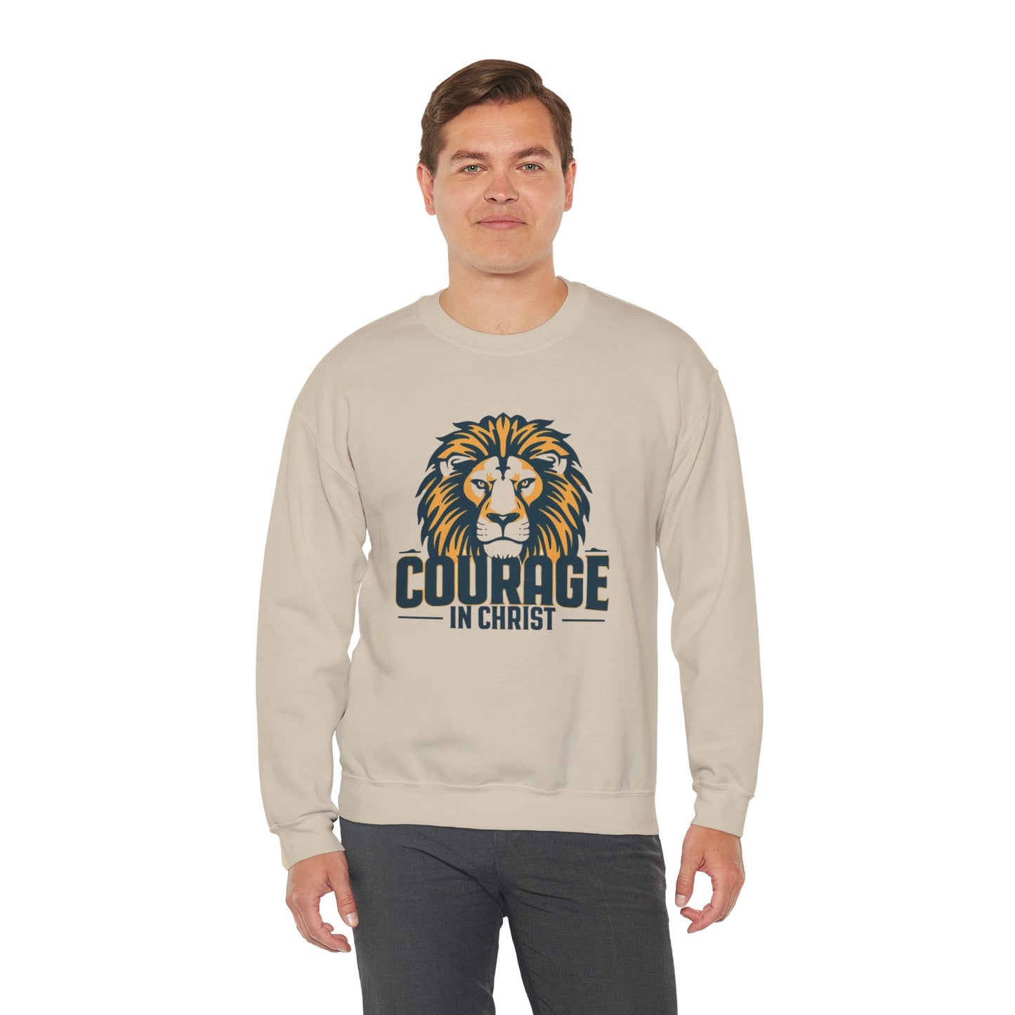 Courage in Christ Crewneck Sweatshirt